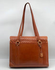 Hartmann Brown Leather Large Vintage Travel Tote