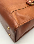 Hartmann Brown Leather Large Vintage Travel Tote