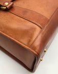 Hartmann Brown Leather Large Vintage Travel Tote