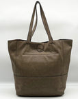 Joy Susan Taupe Vegan Leather Large Tote Bag