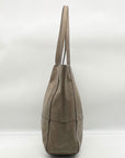Joy Susan Taupe Vegan Leather Large Tote Bag