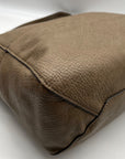 Joy Susan Taupe Vegan Leather Large Tote Bag