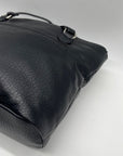 Giani Bernini Black Faux Leather Medium Shoulder Bag