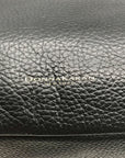 Donna Karan Black Pebbled Leather Seacliff Tote Bag