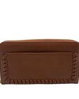 Style & Co Tortoise Shell Whip-Stitch Zip Wallet