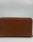Style & Co Tortoise Shell Whip-Stitch Zip Wallet