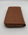 Style & Co Tortoise Shell Whip-Stitch Zip Wallet