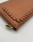 Style & Co Tortoise Shell Whip-Stitch Zip Wallet