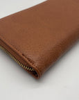 Style & Co Tortoise Shell Whip-Stitch Zip Wallet