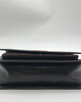 Michael Kors Chocolate Suede & Leather Claire Shoulder Bag