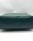 Coach Green Leather Peyton LIN C Embossed Zip Tote Bag F31404