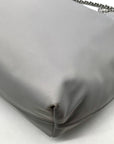 Tory Burch Light Gray Nylon Ella Chain Tote Bag