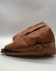 Unbranded Brown Faux Leather Hobo Bag