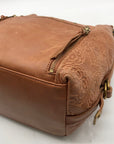 Unbranded Brown Faux Leather Hobo Bag