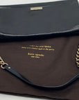 Kate Spade Flicker Monette Black Patent Leather Shoulder Bag
