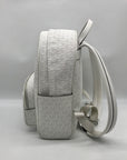 Michael Kors Optic White Coated Canvas Bex Medium Backpack