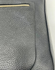 Kate Spade Black Pebbled Leather Leila Top Zip Crossbody Bag