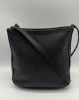 Kate Spade Black Pebbled Leather Leila Top Zip Crossbody Bag