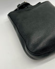 Kate Spade Black Pebbled Leather Leila Top Zip Crossbody Bag