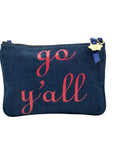 Draper James Red & Blue Denim 'Go Y'all' Shoulder Bag
