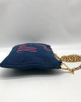 Draper James Red & Blue Denim 'Go Y'all' Shoulder Bag