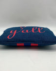 Draper James Red & Blue Denim 'Go Y'all' Shoulder Bag