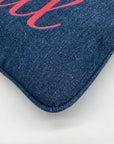 Draper James Red & Blue Denim 'Go Y'all' Shoulder Bag