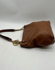 Michael Kors Brown Pebbled Leather Handbag