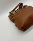 Michael Kors Brown Pebbled Leather Handbag