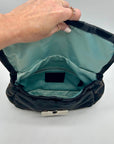 Coach Black Sateen Kristin Signature Op Art Hobo Bag 16953