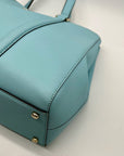 Kate Spade Saffiano Leather Baby Blue Newbury Lane Miles Tote Bag