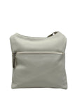 Giani Bernini White Faux Leather Nappa Soft Crossbody Bag