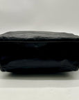 Furla Doctor-Style Black And Brown Leather Satchel Bag