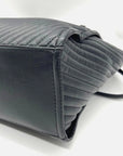 Steve Madden Black Faux Leather Tote with Pouch
