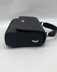 Guess Black Mini Lyndi Mini Flap Crossbody Bag