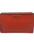 Michael Kors Burnt Orange Pebbled Leather Medium Valerie Crossbody Bag