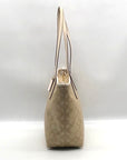 Coach Beige Monogram Signature Coated Canvas City Zip Tote Bag F58292