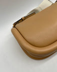 JW Anderson Beige Pebbled Leather Crossbody
