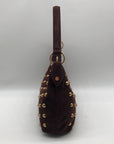 Sam Edelman Spiced Pecan Leather Convertible Bracelet Handle Crossbody Bag