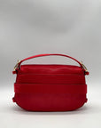 On 34th Red Jaqqy Small Lizard Crossbody Bag