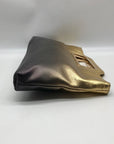 I.N.C. International Concepts Metallic Gold & black Judith Convertible Clutch