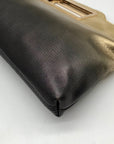 I.N.C. International Concepts Metallic Gold & black Judith Convertible Clutch