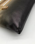 I.N.C. International Concepts Metallic Gold & black Judith Convertible Clutch