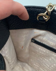 Kate Spade New York Black Pebbled Leather Cherry Street Phoebe Shoulder Bag
