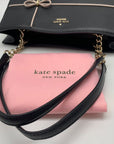 Kate Spade New York Black Pebbled Leather Cherry Street Phoebe Shoulder Bag