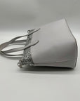 Kate Spade Grey Flash Glitter Satchel Bag