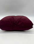 Brighton Burgundy Nylon And Croc-Embossed Crossbody