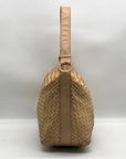 Bottega Veneta Pinecone Woven Leather Hop Hobo Bag