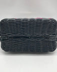Unbranded Multicolor Straw Woven Crossbody Bag