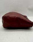 Patricia Nash Willa Maroon Extra Large Leather Tote